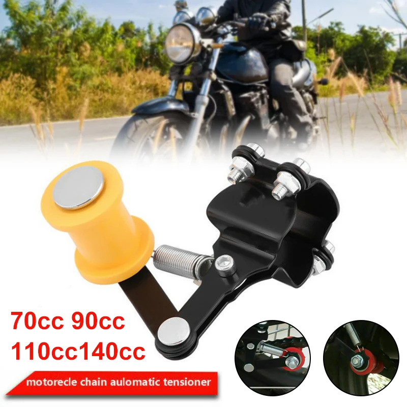

1pc Motorcycle Chain Tensioner Adjuster Roller Bike Chain Regulator Slider 23-32mm Square Tube For Motobike ATV Accessories Tool