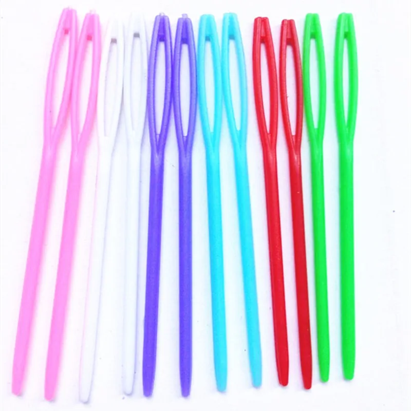20 шт./компл. разноцветные пластиковые спицы для вязания домашний лоскутный шов