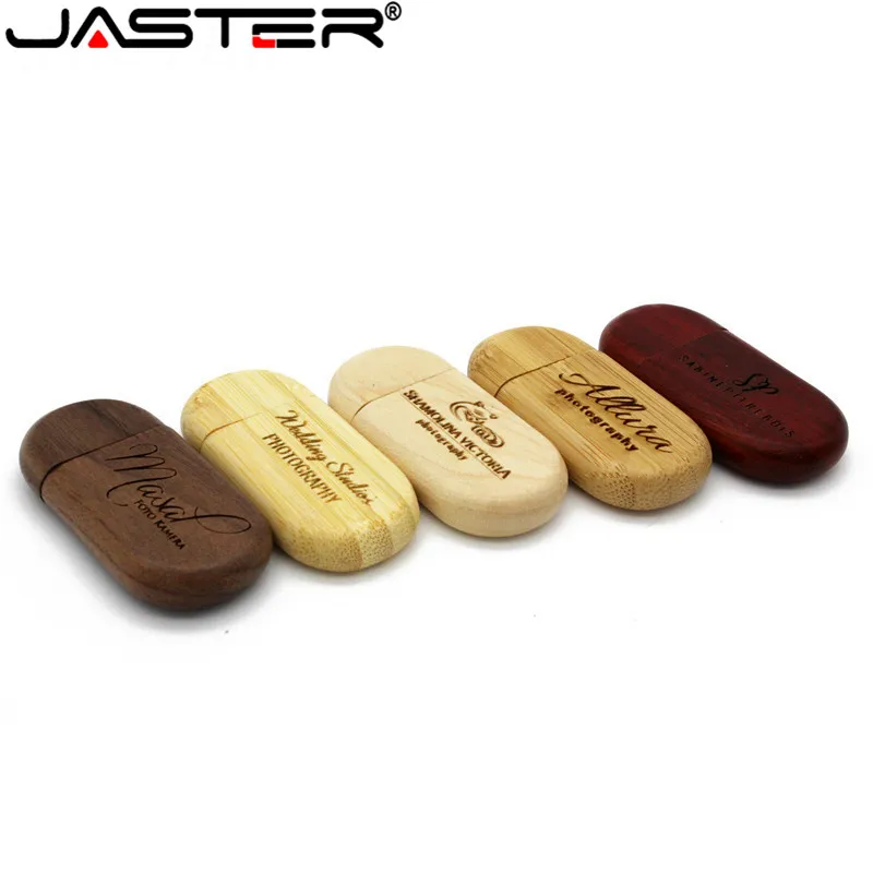 Usb флеш накопитель JASTER деревянный с логотипом клиента 8 32 Гб|USB флэш-накопители| |