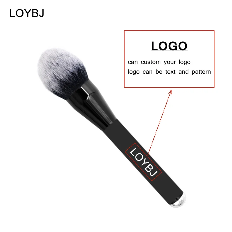 LOYBJ Customize Price for 50 Pieces Makeup Brush,Laser Marking Custom Your Text or Pattern Logo on P