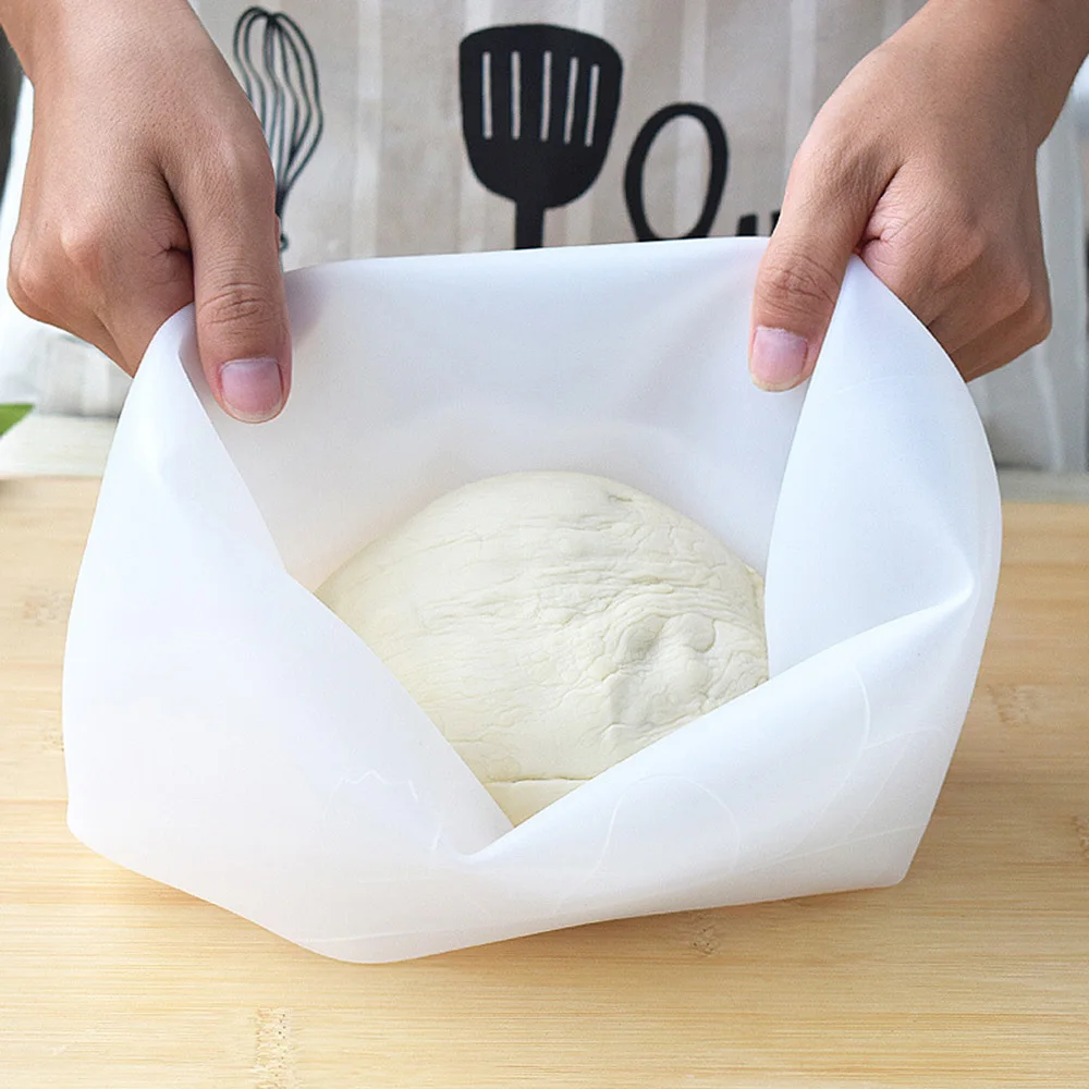 Silicone Dough Bag Reusable Kneading Pastry Tools Big/Small Soft Flour-Mixing Bags Kitchen Baking Accessories | Дом и сад