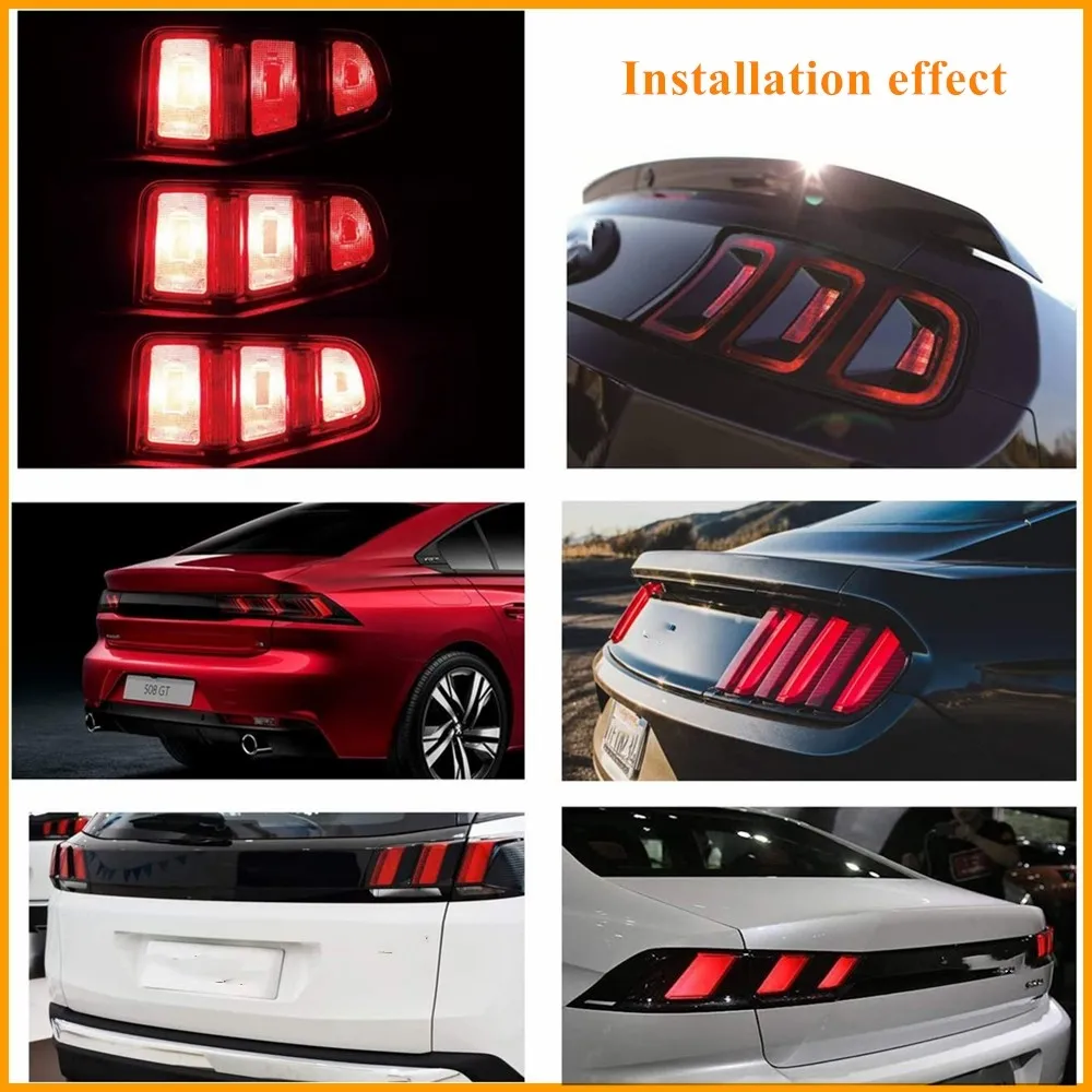 2 шт. универсальный упор для хвостовой части автомобиля светодиодный светильник 3