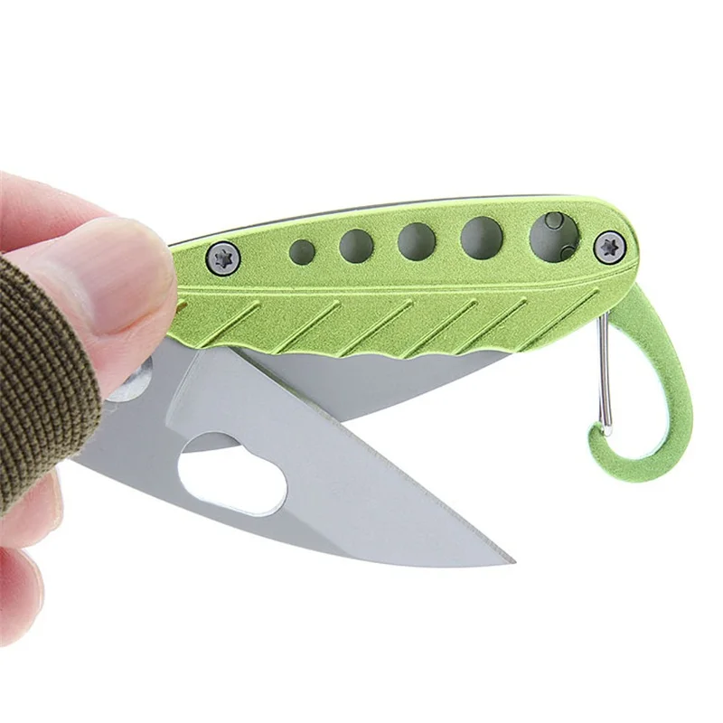 New Arrival Leaf Steel Mini Pocket Folding Knives CS Go Knife Fast Open Key chain Hunting Weapons Survival EDC Useful Tool | Инструменты