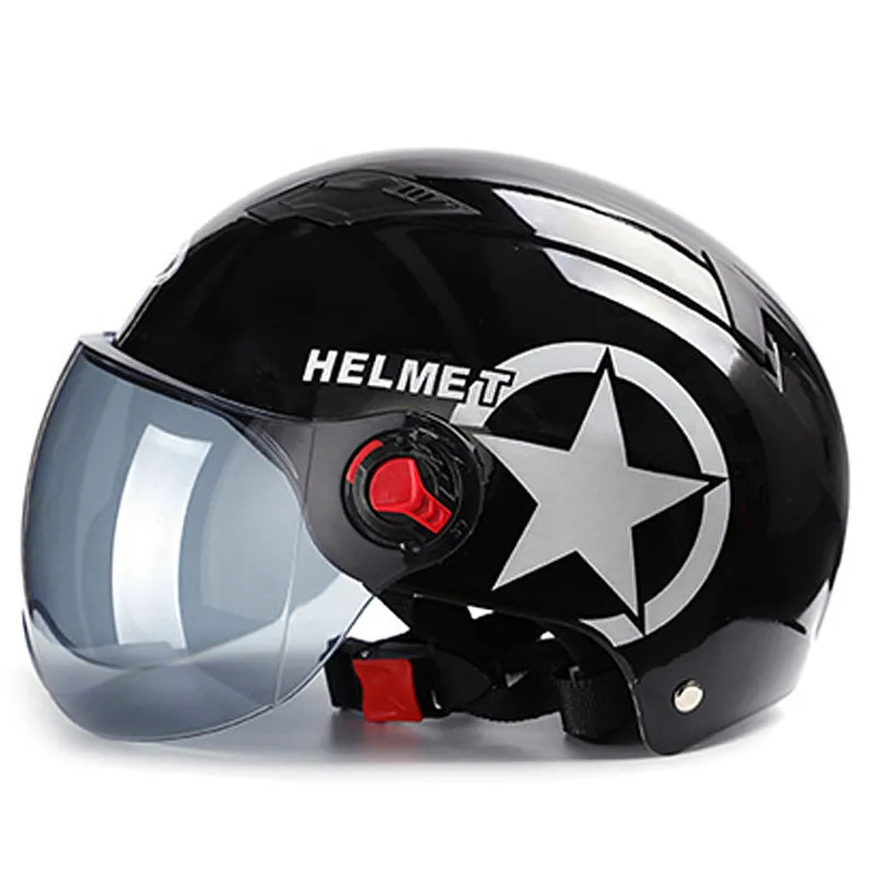 Motorcycle Helmet Scooter Bike Open Face Half Baseball Cap Anti-UV Safety Hard Hat Motocross Multiple Color Protect | Автомобили и