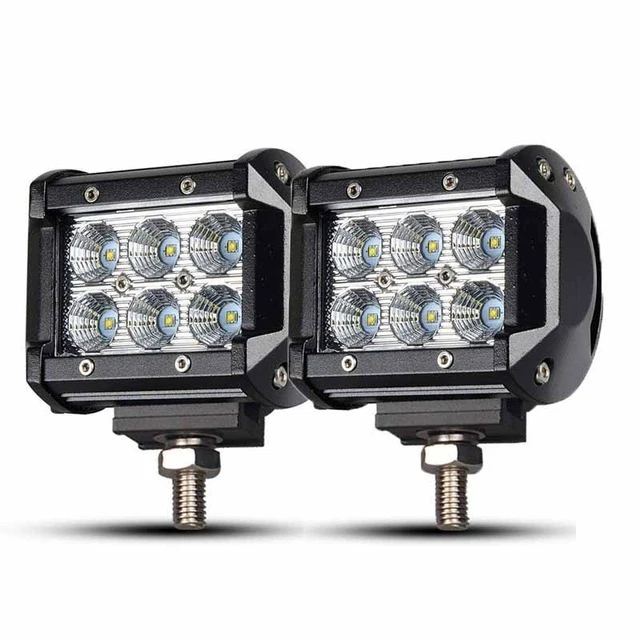 2 шт. 18 Вт 4 дюйма светодиодный рабочий светильник s бар точечный луч лампа для