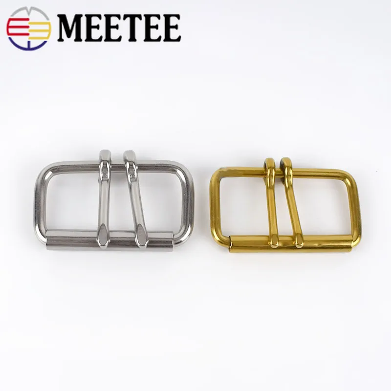 1 шт. двойная Пряжка для игольного ремня из нержавеющей стали ID52/60/102 мм