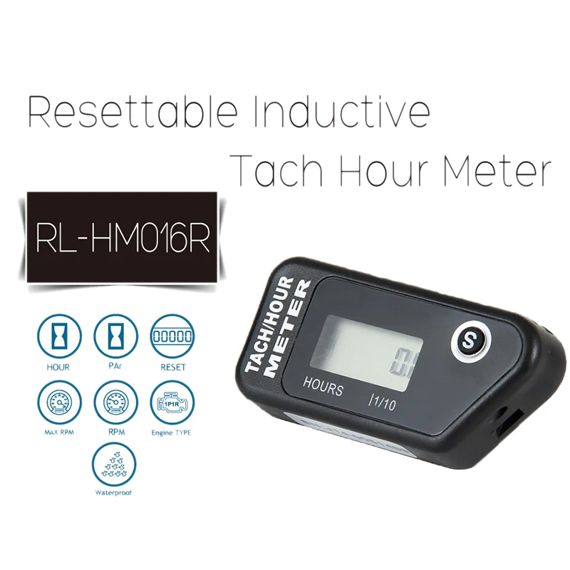 Мотоцикл Беспроводной Скорость счетчик моточасов Водонепроницаемый ЖК-дисплей