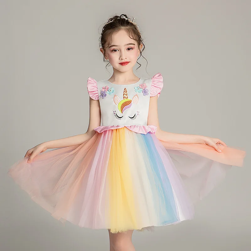 Платье женское короткое без рукавов с круглым вырезом и цветами|Вечерние платья|