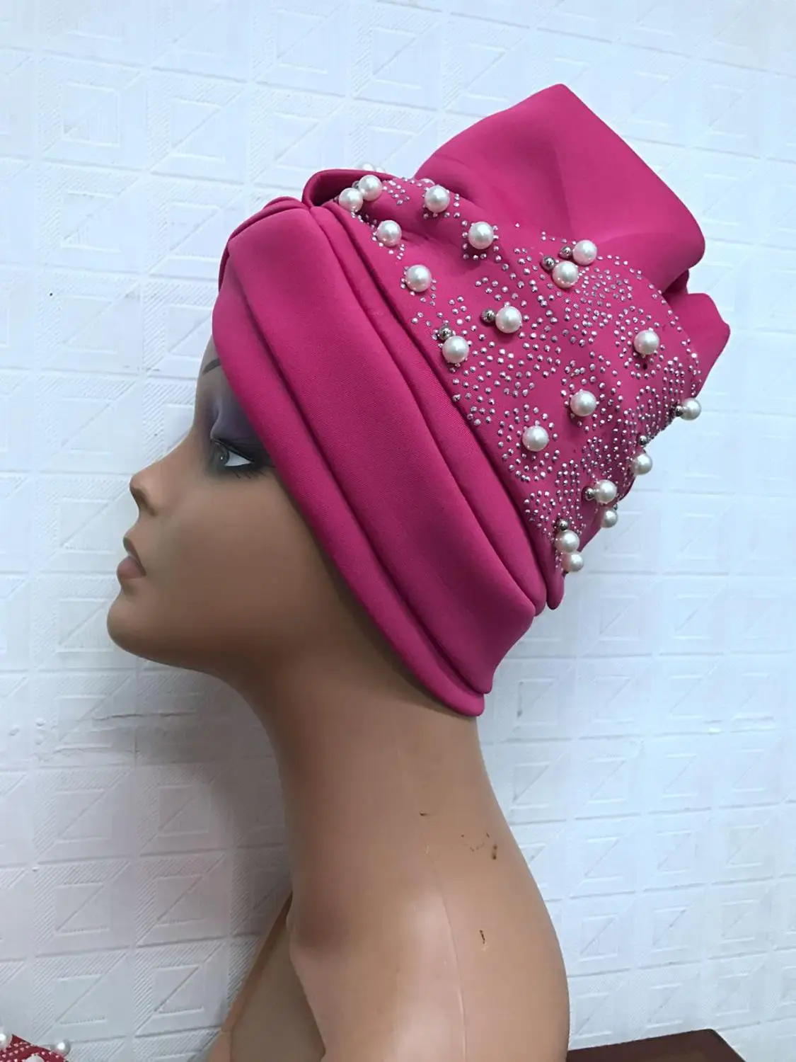 Последний дизайн Африканский автомобильный головной убор Gele нигерийская