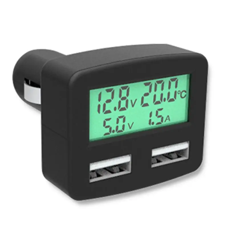 Универсальный двойной USB 5 в 1 Автомобильное зарядное устройство для телефона 3A DC