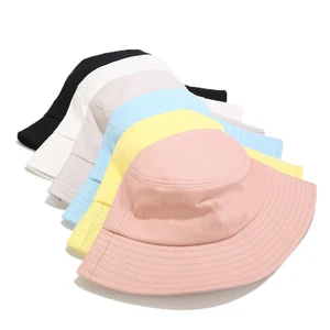 Unisex Summer Autumn Foldable Bucket Hat Women Outdoor Sunscreen Cotton Fishing Hunting Cap Men Bob Chapeau Sun Hats