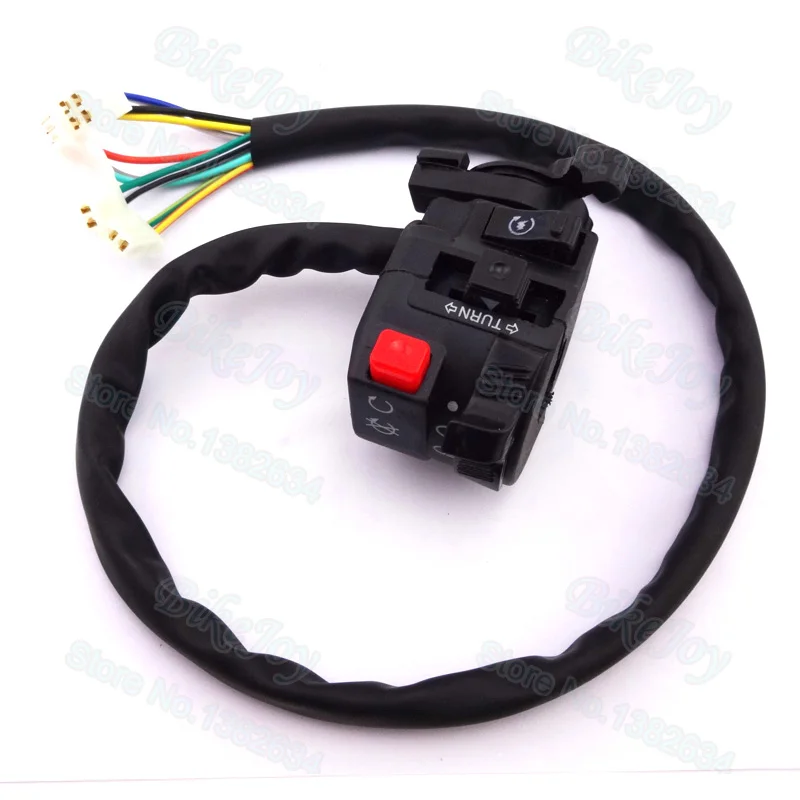 11 проводов ATV ручка контрольный переключатель 4 функции с рычагом дросселя для 50cc