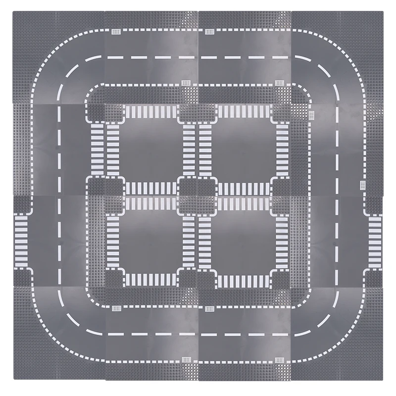 Базовая пластина Классическая городская дорога уличная прямая кросс-дорога