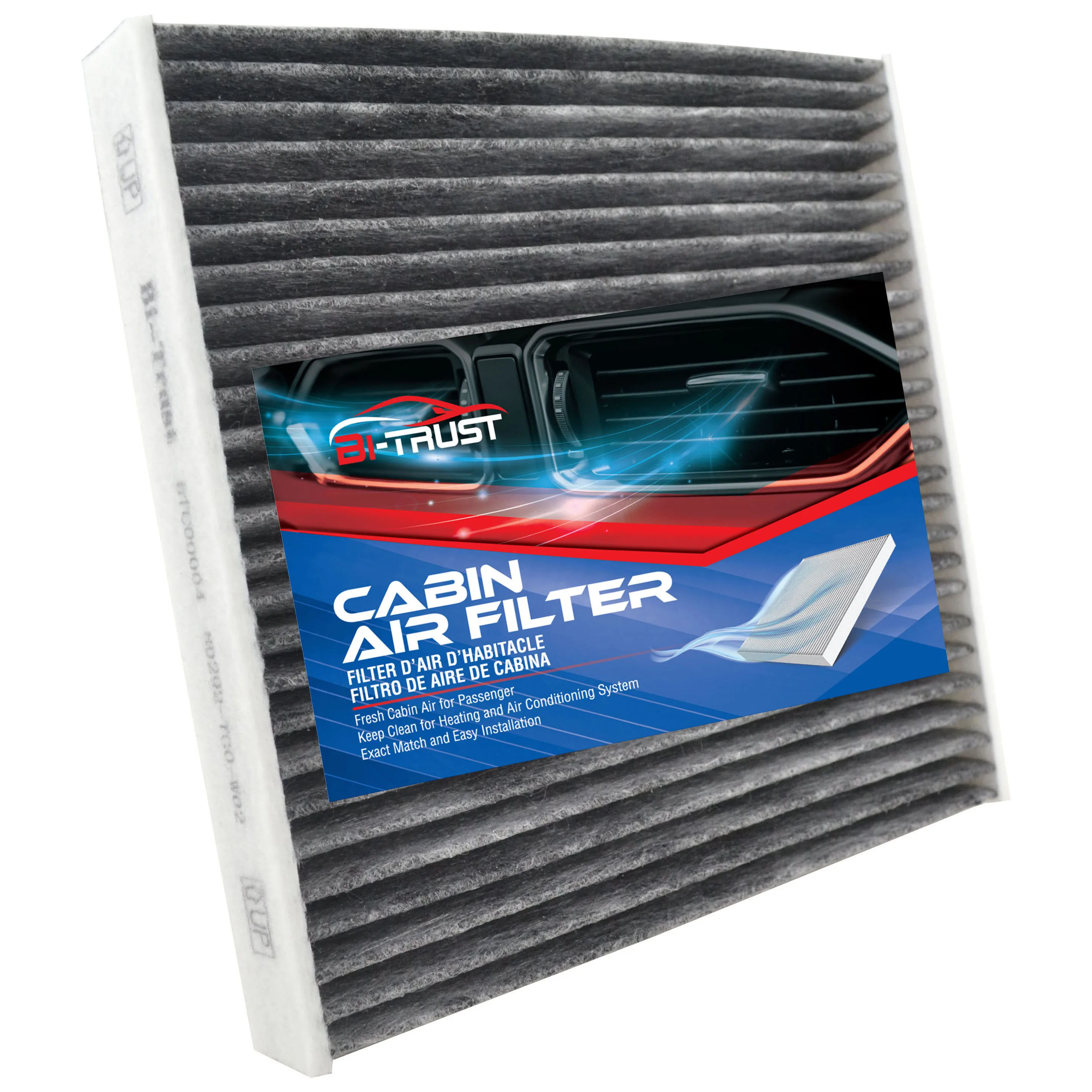 Bi-trust-filtro de aire para cabina Acura RDX Honda Civic, claridad/CR-V/CR-Z/Fit/HR-V/Insight/Odyssey 80291-T5R-A01 CF11182