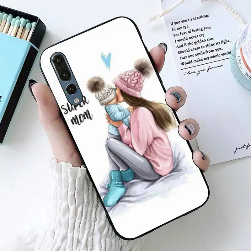 Чехол для телефона TOPLBPCS мамы дочки сына папы huawei P8 P9 p10 p20 P30 P40 pro lite psmart 2019 |