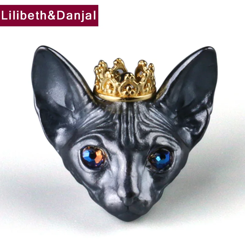 Женский/мужской кулон в виде кошки из серебра 925 пробы | Украшения и аксессуары