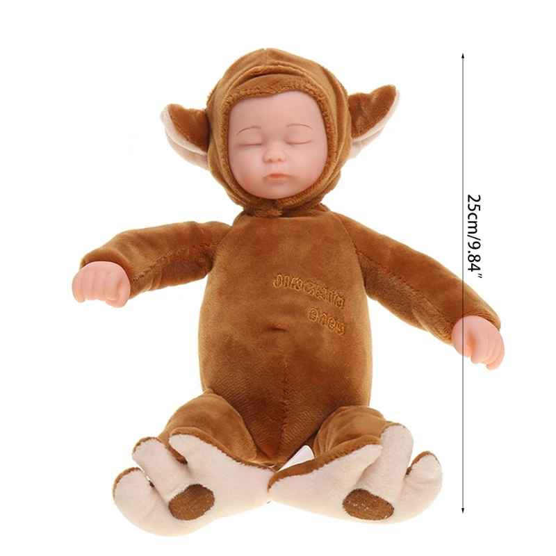 

25cm Doll Lifelike Babies Play Dolls Lifelike Fashion Toy for Kids Birthday Christmas Gift