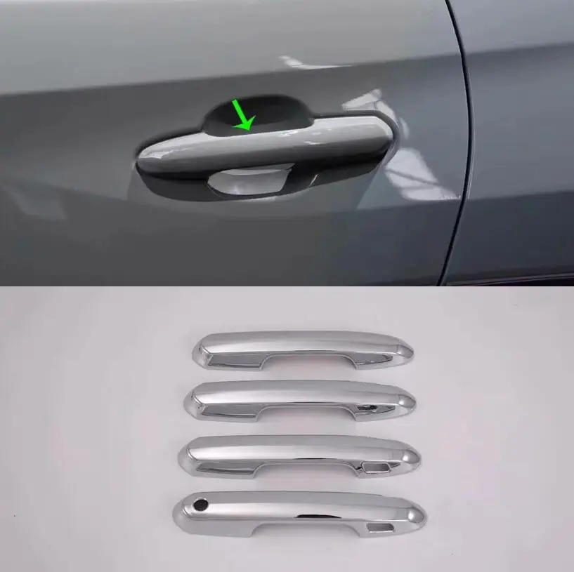 

Накладка на дверную ручку автомобиля, накладка на рамку для Toyota RAV4 2019 2020, стикер для стайлинга автомобиля