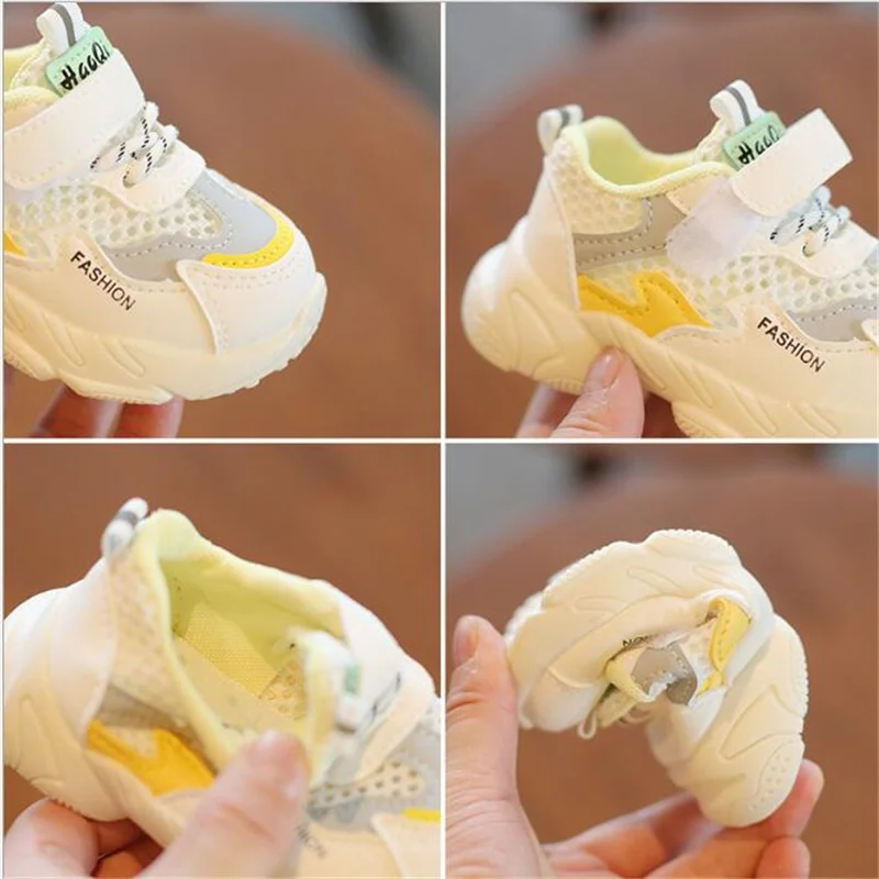 

hot Infant Fashion Breathable Net Shoes child soft bottom non-slip Comfortable sports shoes Baby toddler shoes girls sneakers