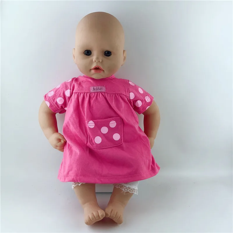 Yellow 15 стилей, комбинезоны, Одежда для куклы, подходит для 46 см/18nch, Детская кукла, лучший подарок на день рождения(продается только одежда - Color: Yellow