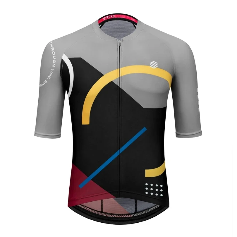 

SIROKO B2 BOOST короткий рукав гоночный тонкий крой полиэстер и спандекс SBS полуавтоматический полный скрытая молния специальный MTB Джерси