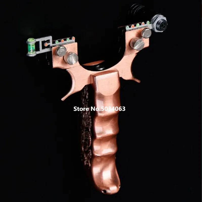 

New Slingshot Flat Rubber Band Precision Shooting Slingshot Laser Aiming Moving Bow Door High Power Hunting Bow