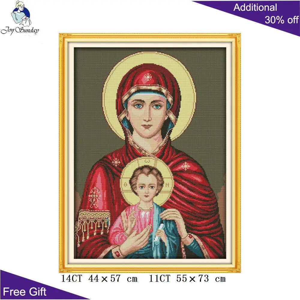 Joy Sunday Christian Home Decor R818 (11) R819 (12) R820 (13) 14CT 11CT счетные и штампованные наборы крестиков