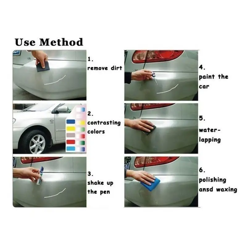 Автомобильные цвета Fix Coat paint pen Touch Up Script Clear Repair инструмент для очистки пальто