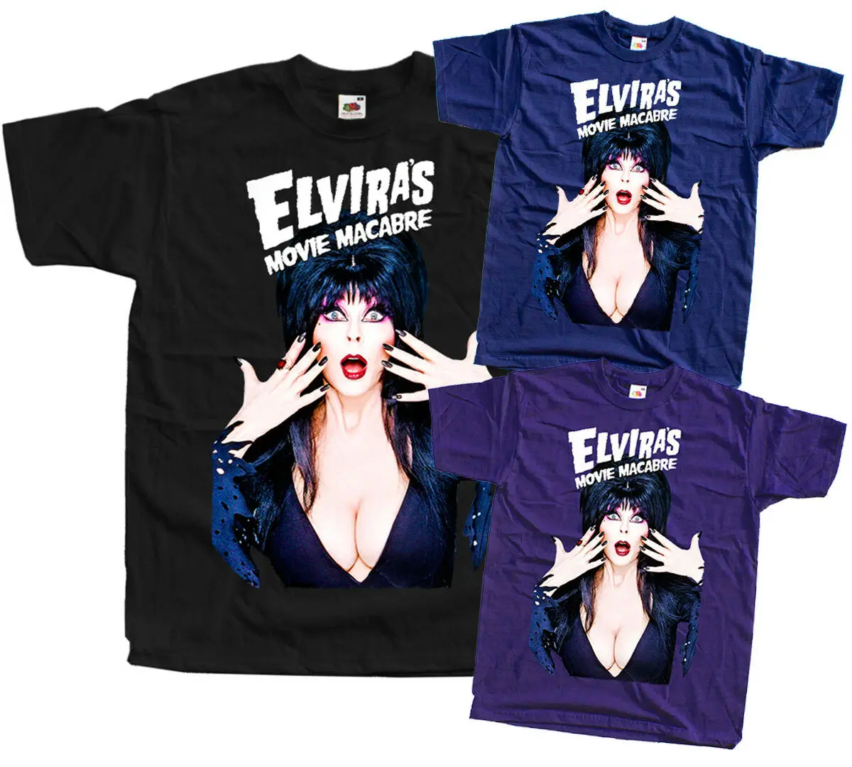 Elvira Mistress Of The Dark V40 футболки с постером из фильма черные все размеры S 5Xl|Мужские