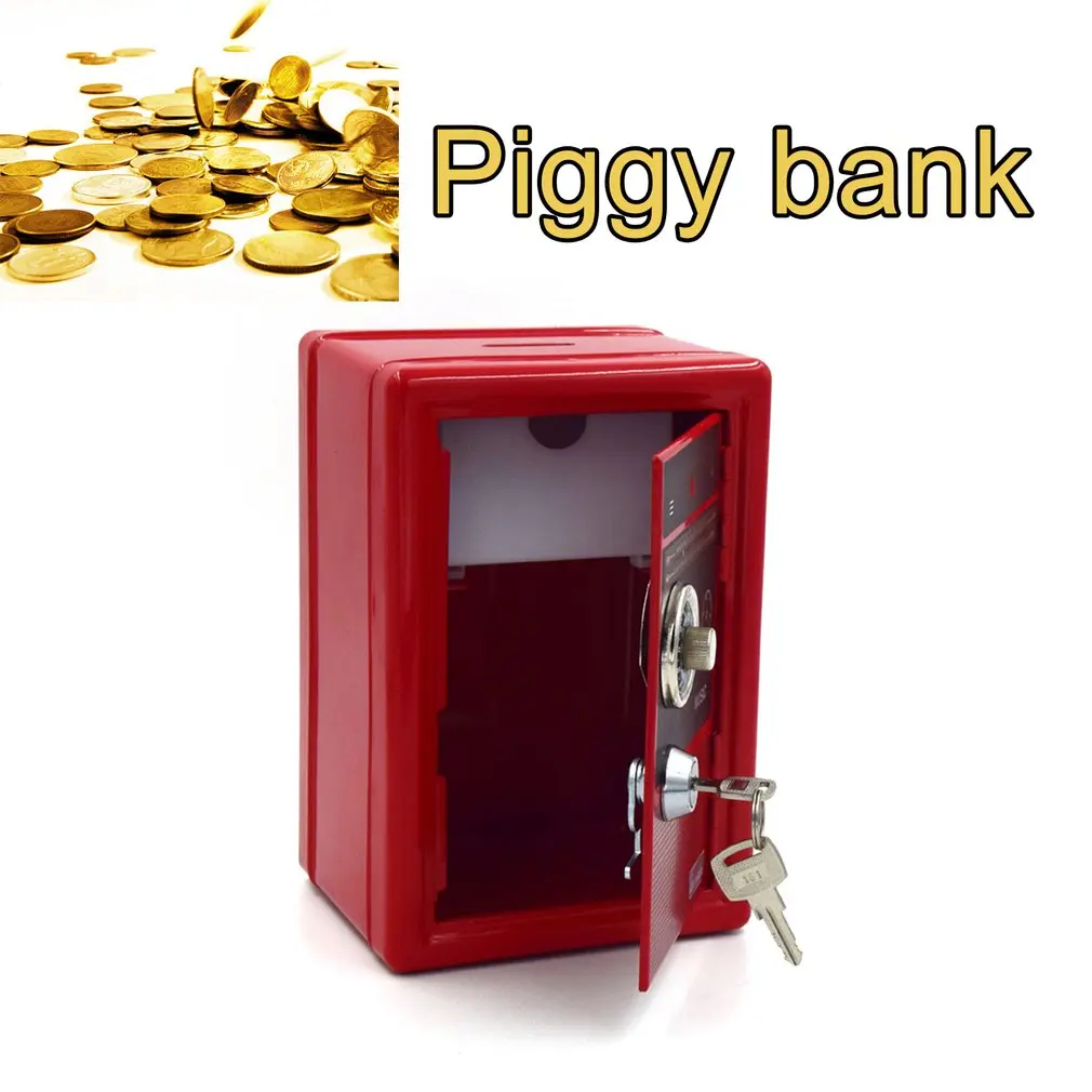 Прочный банкомат с паролем монетница винтажный мини Банк Автоматический депозит