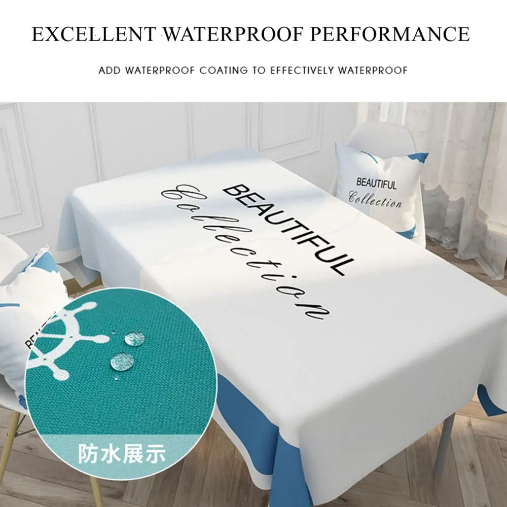 

Zerolife Tablecloth EID Mubarak Decorations Thick Linen Cotton Table Cloth Printed Home Decor Mandala Festival Decor Dropshiping