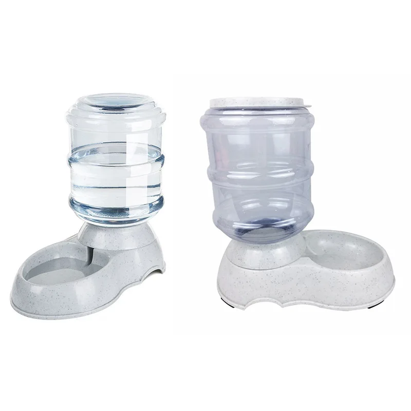 

3.5L Large Automatic Pet For Cats Dogs Plastic Dog Food Bowl Pets