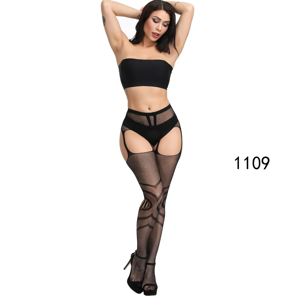New Arrival Solid Stockings Women Sexy Thigh High Fishnet Nylon Long Socks Sex Belt Standard Over Knee Socks Sexy Lingerie
