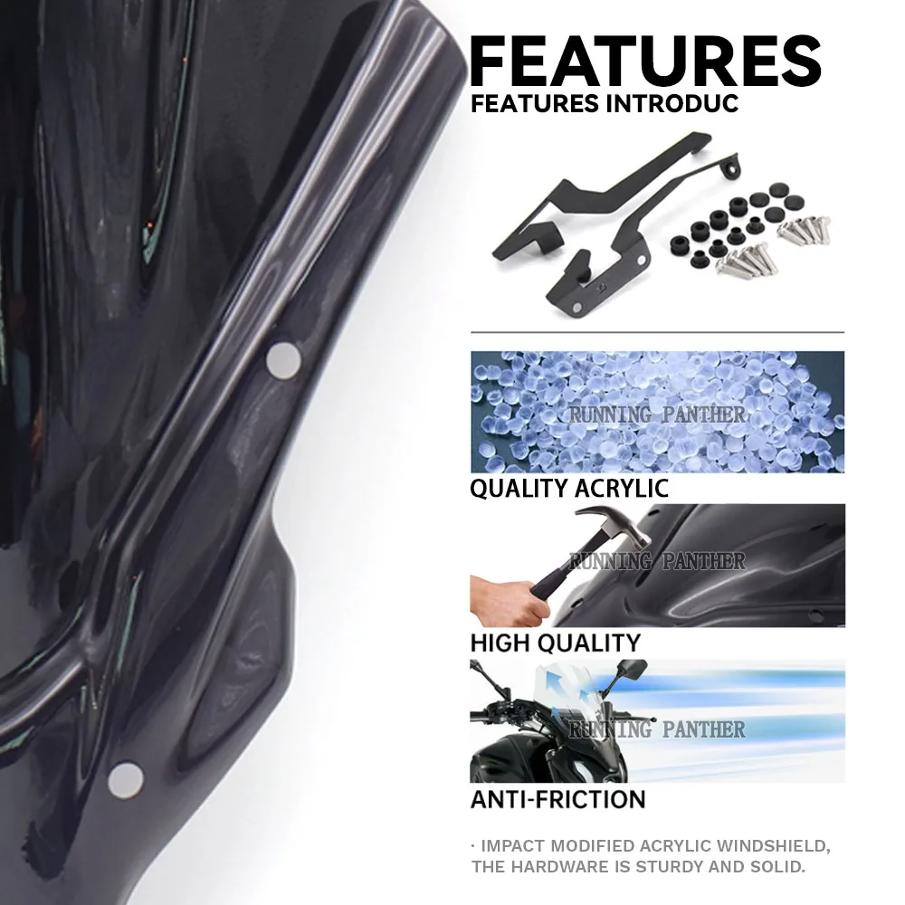 Новинка для Yamaha MT-07 2021- MT07 MT 07 mt07 аксессуары мотоциклов ветровое стекло отражатель