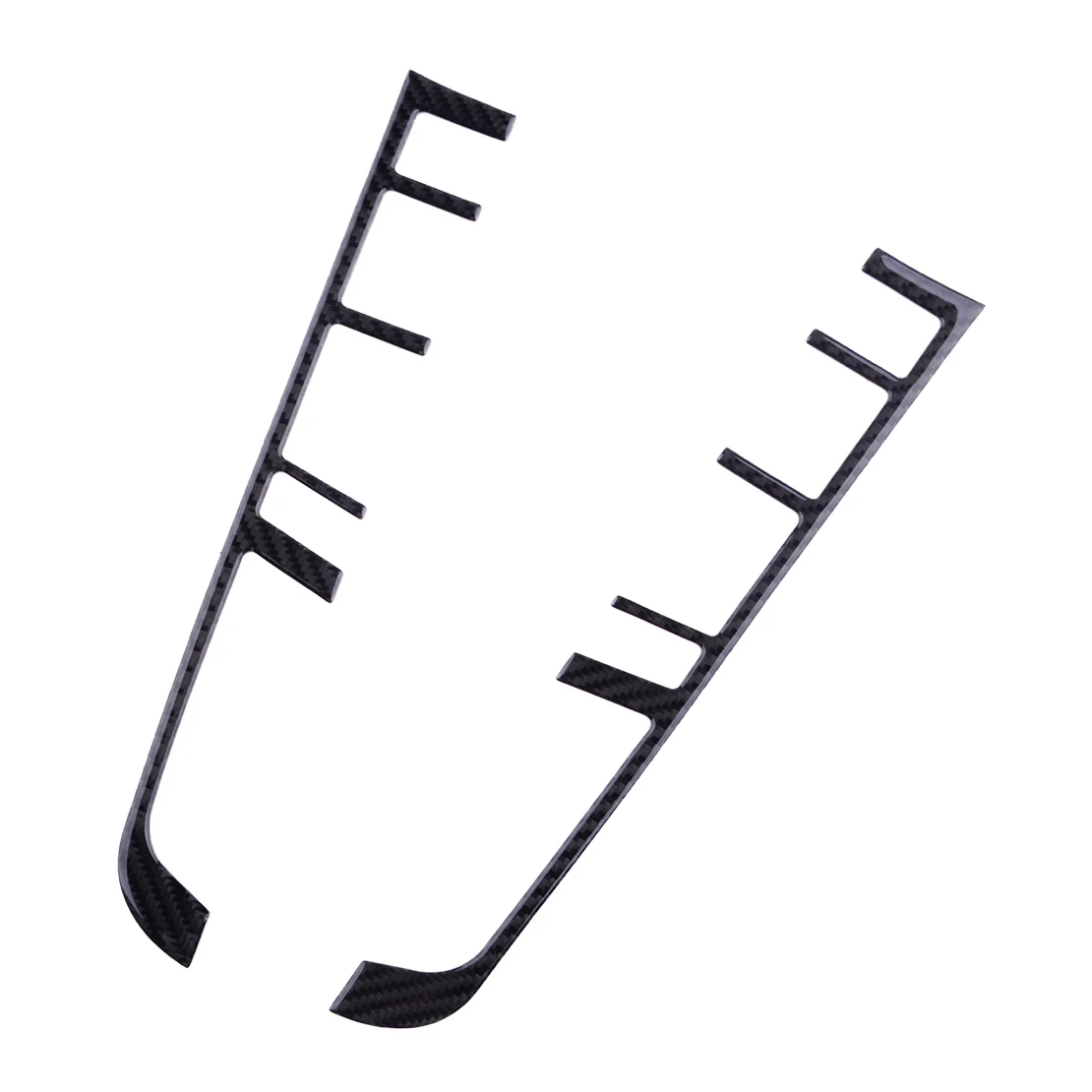 

1 пара, чехлы на панели коробки переключения передач из углеродного волокна для Porsche Macan 2014 2015 2016 2017 2018 2019