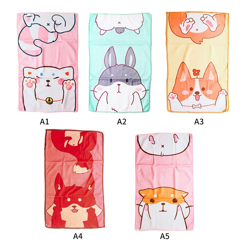

Cartoon Anime Creative Small Animal Butt Towel Cute Face Absorbent Towel Home Garden Home Textile Towel