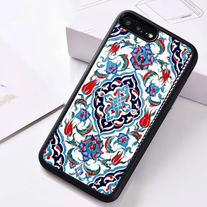

Azerbaijani Turkish Ornament Phone Case For iphone 12 mini 11 Pro Xs Max X Xr 6 6s 7 8 Plus SE2020 High Quality PC TPU Silicone