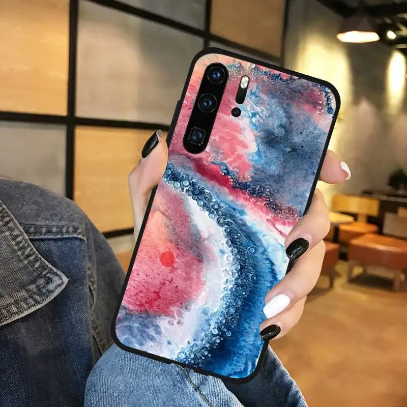 

Luxury stone art marble Phone Case For Huawei honor Mate P 9 10 20 30 40 Pro 10i 7 8 a x Lite nova 5t