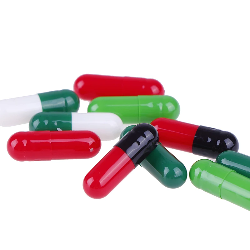 1000 шт. Пустые твердые желатиновые капсулы все виды цветных таблеток Чехол пустой