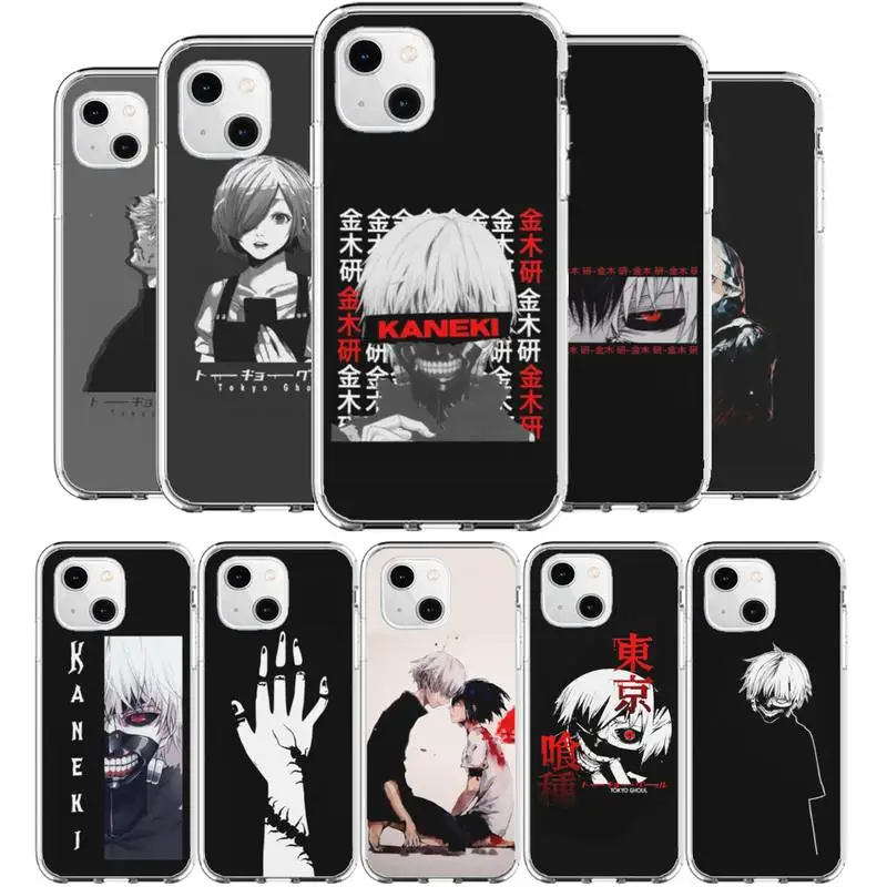 

Tokyo Ghoul Trendy Anime Kaneki Ken Phone Case for iphone 11 12 13 pro max 6s 7 8plus xr xs mini funds clear cover founds