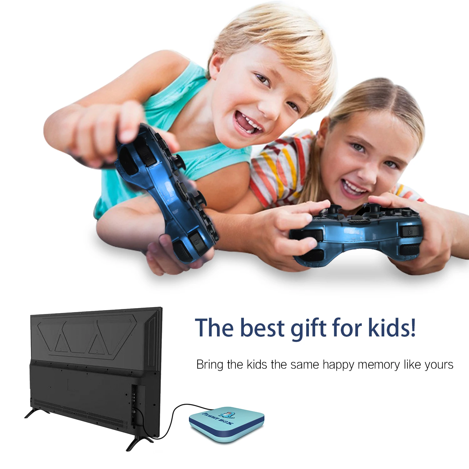 Pawky Box Game Console for PS1/DC/Naomi 50000+ Games Super Console WiFi Mini TV Kid Retro 4K Video Game Player
