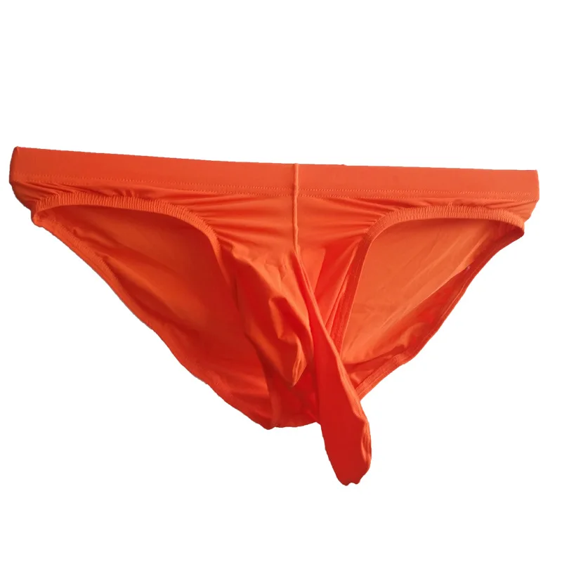 Мужские трусы брифы с мешочком для пениса черные дышащие в форме слона