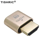 TISHRIC HDMI совместимый виртуальный дисплей 4K подключаемый штекер DDC EDID Чит виртуальный штекер HDMI муляж эмулятор адаптер для майнинга