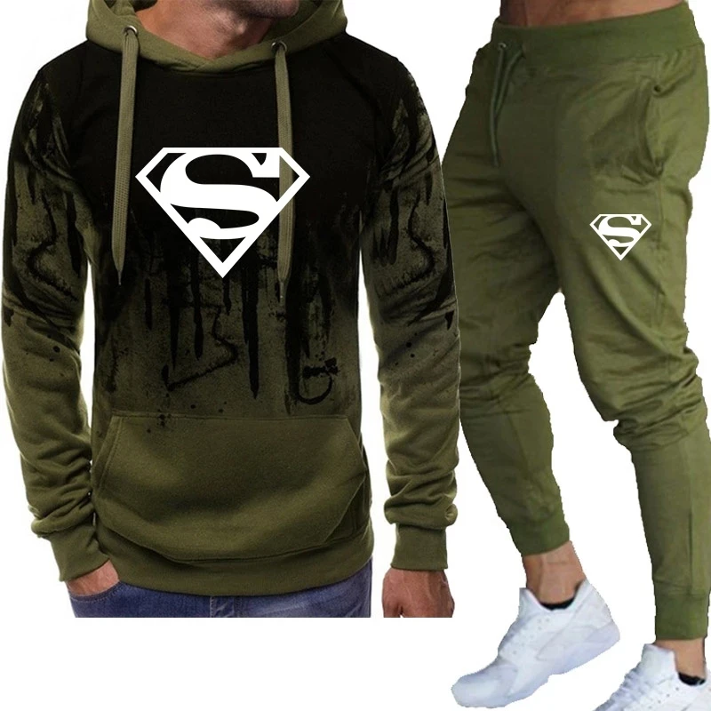 

2021 The New Leisure sport 3D Thin Pullover With Pockets Suit Casual Outdoor Sport Hoodie Suits Couples Same Two-Piece Autumn Sw