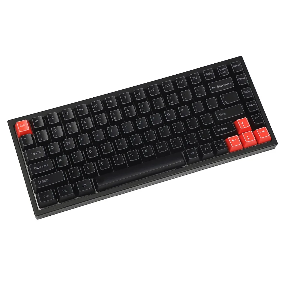 YMDK ABS ANSI ISO боковая подсветка верхняя подсветка 1,5 мм толщина блеск через Keycap только набор ключей для YMD75 KBD75 Keycool 84 KBD67 XD64 GK64