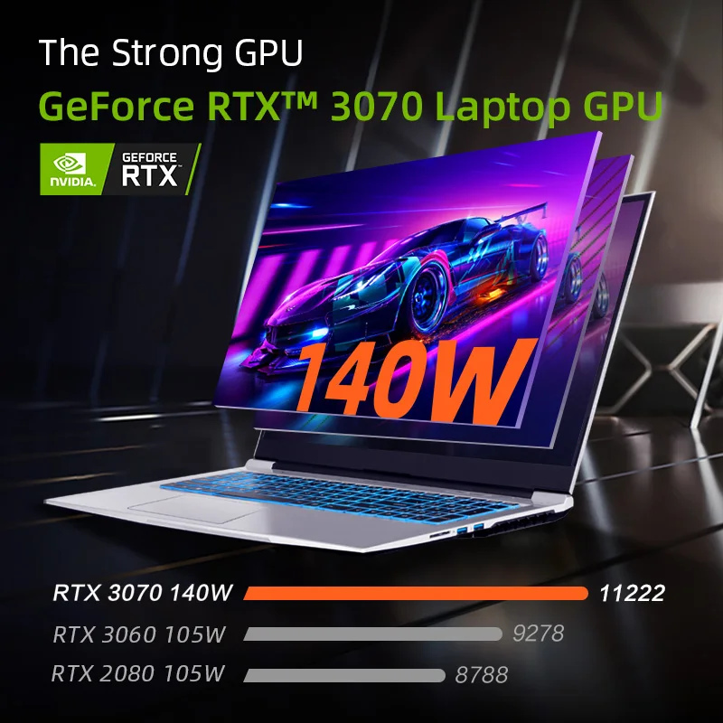 Отправка из России в начале марта RTX3070 игровой ноутбук F117 i7-11800H 17 3 дюйма 2K 165 Гц 16