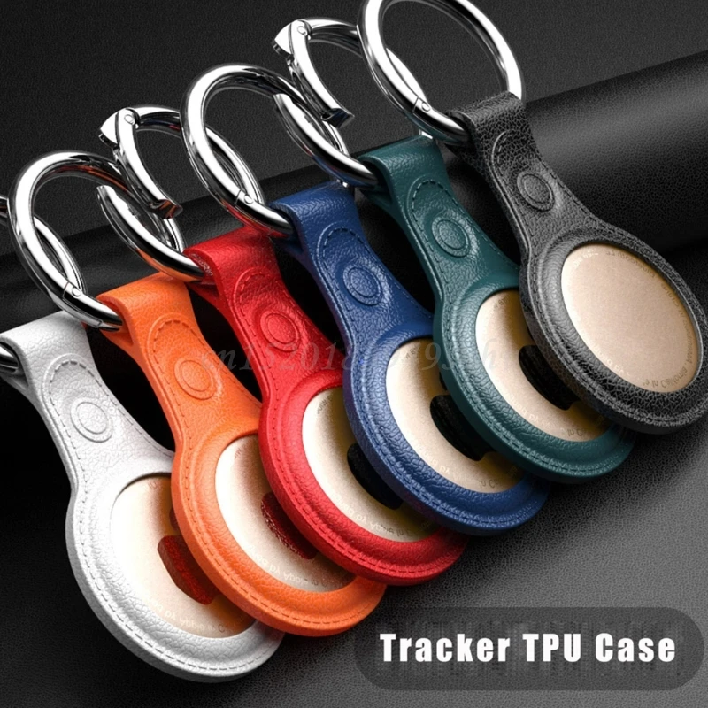 

Durable Protective Cover TPU Texture Shell Use Directly Tracker Case for AirTags Tracker Anti-abrasion