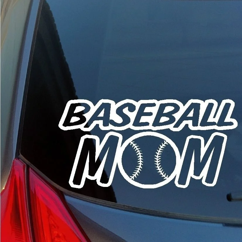 Бейсбольная мама виниловая наклейка маленькая Лига главное окно компьютер