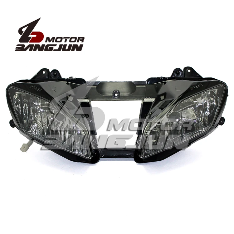 

Мотоциклетные черные фары, фары, головные фонари, лампы в сборе для Yamaha YZF600 R6 2008 2009 10 11 12 13 14 2015
