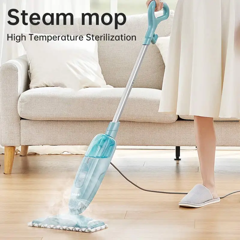 

3 Colors Steam Mop D11 High Temperature Sterilization 375mL Portable Floor Mop for Household Electric Brushing Steam Mop
